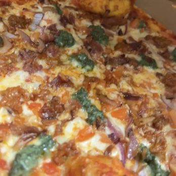 Burattino Brick Oven Pizza - Chorizo pizza! this one was the best! - Pizza Near Me - Carson, California