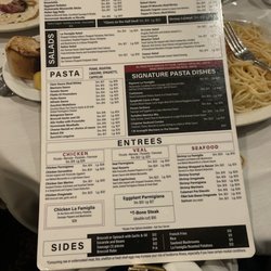 La Famiglia - Menu