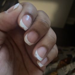 Chipped polish & I just got my nails done yesterday