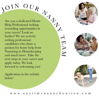 Anytime Nanny - Nanny Services Near Me - Sugar Land, Texas