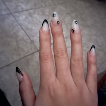 Fabulous Nails - Almond acrylic with details - Nail Salons Near Me - El Monte, California Fabulous Nails - Almond acrylic with details - Nail Salons Near Me - El Monte, California