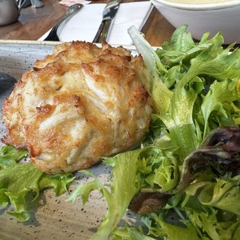 Ketch 22 - Jumbo Lump Crab Cake and sour Cream of Crab soup. Amazing! - Seafood Near Me - North Beach, Maryland