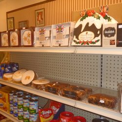 Some of the extensive selection of Fruit Cakes at the Friar Tuck Shoppe.