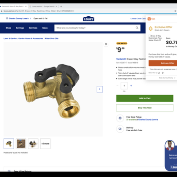 Lowe's Home Improvement - Item was stated at out of stock and transferred to a different store. Shows in stock quantity of 20+ online - Hardware Stores Near Me - Waldorf, Maryland Lowe's Home Improvement - Item was stated at out of stock and transferred to a different store. Shows in stock quantity of 20+ online - Hardware Stores Near Me - Waldorf, Maryland