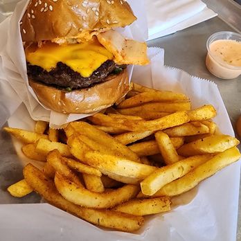 Bun & Blanket - Bolgogi Burger w/Cajun Fries - Burgers Near Me - Glendale, California