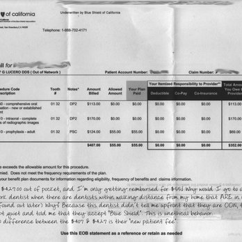 Perry G Lucero, DDS - Here's the actual bill. - General Dentistry Near Me - La Verne, California