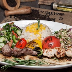 Kebab Kitchen - Half and half shish kebab