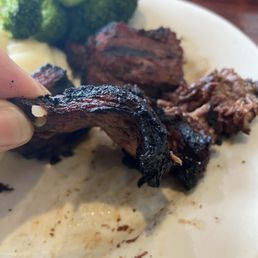 Flat overcooked tips