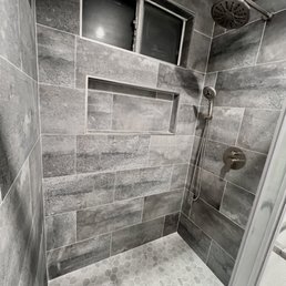 Remodeled shower