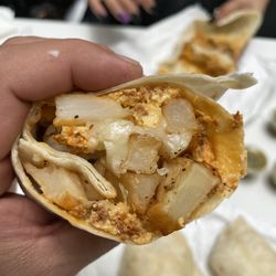 Chorizo and Egg Breakfast burrito