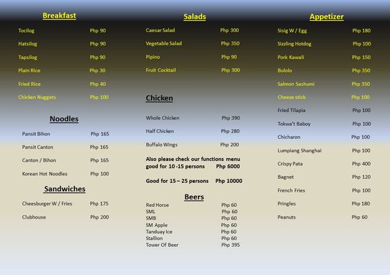 Menu photo 2 Kelcie Resto Bar Olongapo, ZMB Menu photo 2 Kelcie Resto Bar Olongapo, ZMB