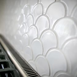 Solid Foundation Tile & Stone - Handmade scalloped tile