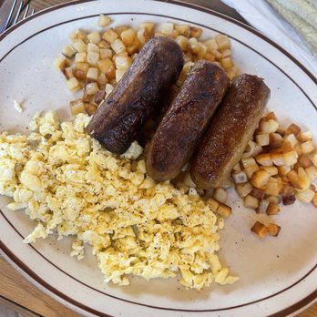 Craigs' Way Station - 3 sausage and egg and potato - Burgers Near Me - Canmore, Alberta Craigs' Way Station - 3 sausage and egg and potato - Burgers Near Me - Canmore, Alberta