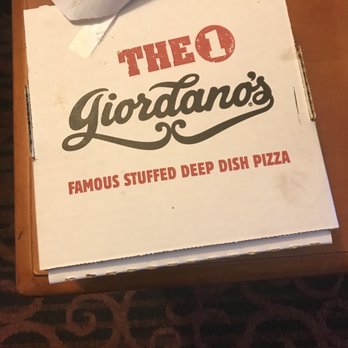 Giordano's - To go box because I couldnt finish it all. - Pizza Near Me - Rosemont, Illinois