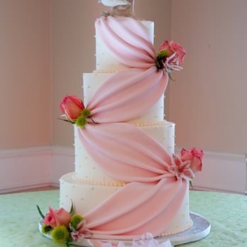 Cucamonga Cakery - Our Wedding Cake!   So elegant!  Absolutely Delicious! So many Wonderful Compliments! - Bakeries Near Me - Rancho Cucamonga, California
