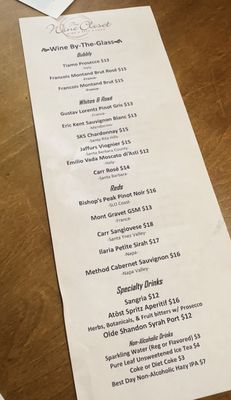 Menu photo 2 The Wine Closet Camarillo, CA Menu photo 2 The Wine Closet Camarillo, CA