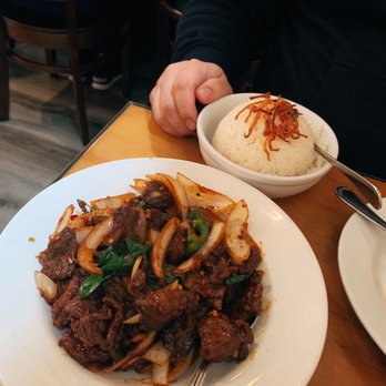 Burma Superstar - Chili Beef & Coconut Rice - Burmese Near Me - Alameda, California Burma Superstar - Chili Beef & Coconut Rice - Burmese Near Me - Alameda, California