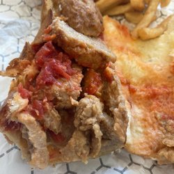 Fall River House Of Pizza - pale smushy meatbsll sub