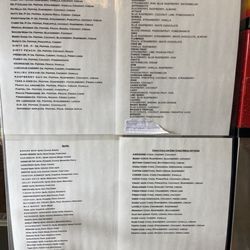 Flower Mill and Me - Menu
