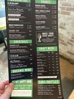 Menu photo 5 Hopdoddy Burger Bar Austin, TX