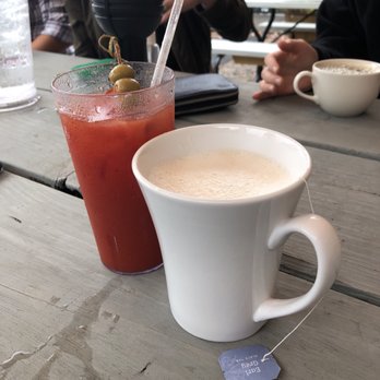 Toast - Bloody Mary and Cocolonial (get it?) Fog Latte - New American Near Me - Norfolk, Virginia Toast - Bloody Mary and Cocolonial (get it?) Fog Latte - New American Near Me - Norfolk, Virginia