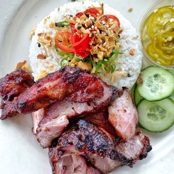 Abang Yoli - Char Siu with a side of Jasmine Rice! Amazing dish!!