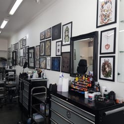 Alchemy Tattoo Studio - Interior wall
