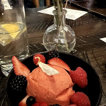 The Osprey - Sorbet with seasonal fruit - Australian Near Me - Brooklyn, New York