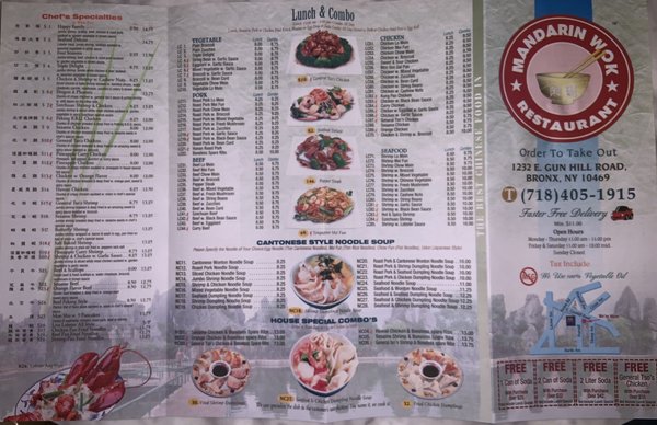 Menu photo 2 Mandarin Wok Restaurant New York, NY Menu photo 2 Mandarin Wok Restaurant New York, NY