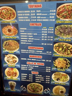 Menu photo 1 Mariscos El Viejon Paramount, CA Menu photo 1 Mariscos El Viejon Paramount, CA