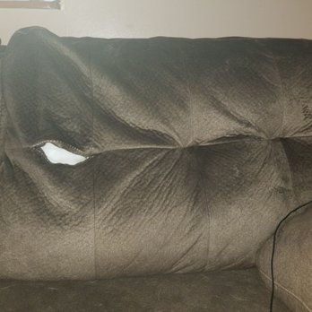 Ashley Store - Threads fall out of seam. No ripping or torn fabric - Furniture Stores Near Me - Austin, Texas