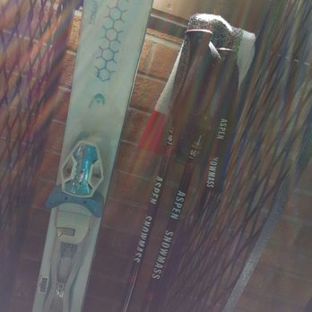 Snowmass Mountain Chalet - My skis had fun with me today. Nice sunshine in the storage room makes for a sun spangled photo. - Hotels Near Me - Snowmass Village, Colorado