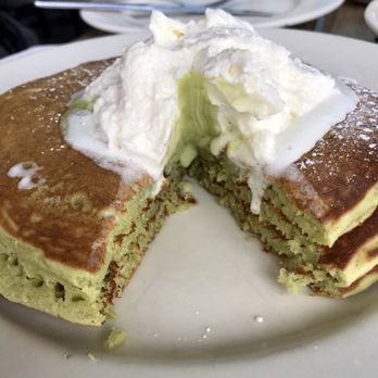 Bea Bea's - Green Tea Monster pancakes. If you had to order one thing, it's this. - Coffee & Tea Near Me - Burbank, California