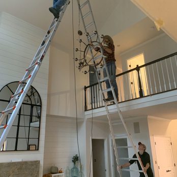 Parker Electrical - These guys can do anything with this ladder!! - Electricians Near Me - Talking Rock, Georgia