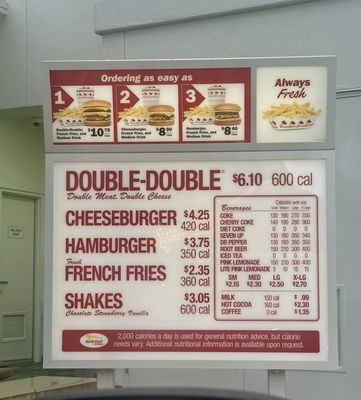 Menu photo 2 In-N-Out Burger Azusa, CA