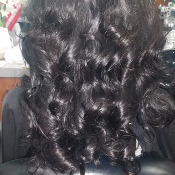 Bqute Luxe Hair Extensions  - The hair my client purchased curled very nicely! - Hair Extensions Near Me - Upland, California