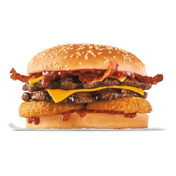 Carl's Jr - a double cheeseburger - Fast Food Near Me - Spokane, Washington