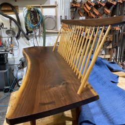 Furniture Girl - George Nakashima refurbish bench