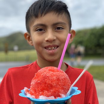 Diamond Head State Monument - Strawberry shaved ice. - Parks Near Me - Honolulu, Hawaii