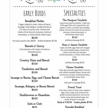 Halle's Hangout - Menu - New American Near Me - Savannah, Tennessee Halle's Hangout - Menu - New American Near Me - Savannah, Tennessee