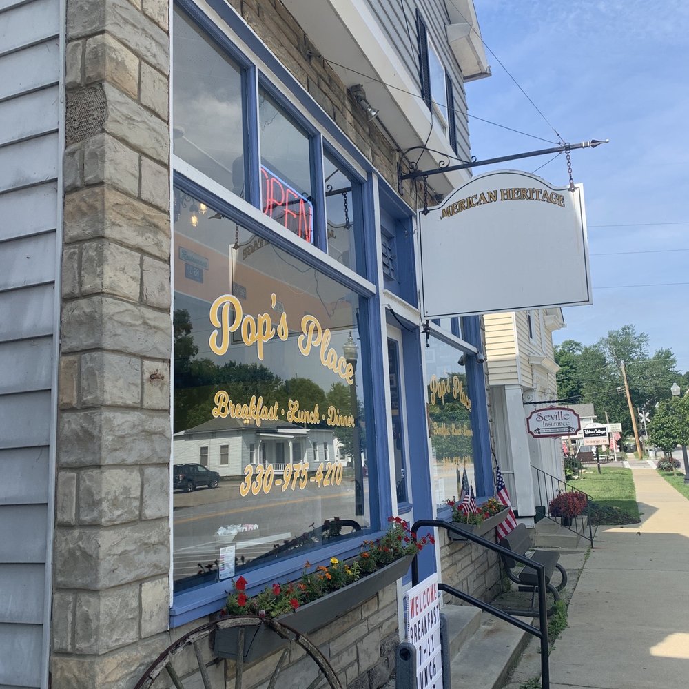 Pop's Place - the front of the shop - Breakfast & Brunch Near Me - Seville, Ohio