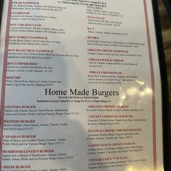 Coast & Country Diner - Lunch menu - Diners Near Me - Surrey, British Columbia Coast & Country Diner - Lunch menu - Diners Near Me - Surrey, British Columbia
