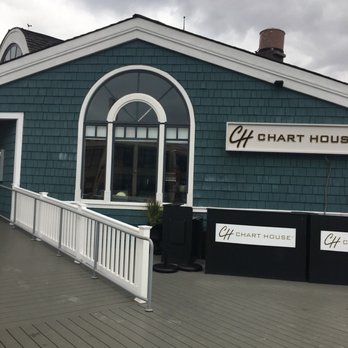 Chart House - Front of building on a cozy water front. Clean and inviting. - Seafood Near Me - Alexandria, Virginia