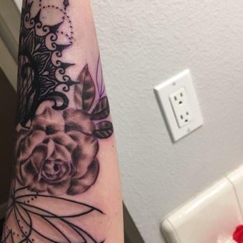 Sin Cal Industries - Lotus/rose/mandala tattoo - Piercing Near Me - Modesto, California Sin Cal Industries - Lotus/rose/mandala tattoo - Piercing Near Me - Modesto, California