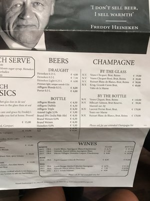 Menu photo 3 Freddy's Bar Amsterdam, NH