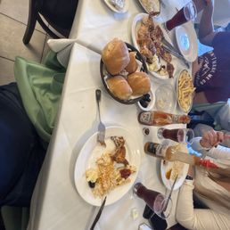 Famous Portuguese BBQ chicken and side dishes (French fries & rice) and my BFF :) Famous Portuguese BBQ chicken and side dishes (French fries & rice) and my BFF :)