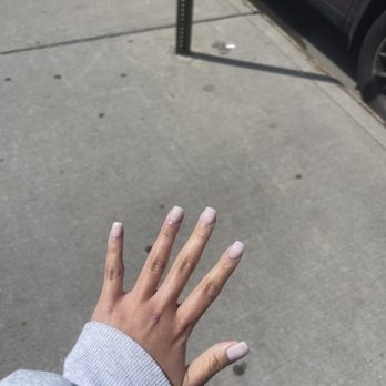 Rarity Nails & Day Spa - SNS pink glitter nails - Nail Salons Near Me - Brooklyn, New York Rarity Nails & Day Spa - SNS pink glitter nails - Nail Salons Near Me - Brooklyn, New York