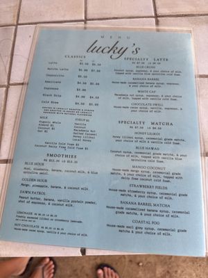 Menu photo 4 Lucky's Haleiwa, HI Menu photo 4 Lucky's Haleiwa, HI