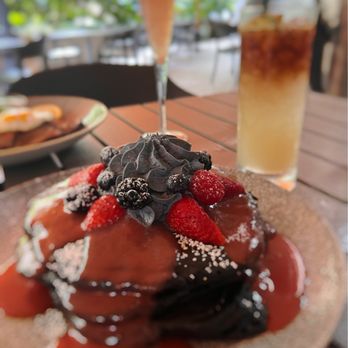 Basalt - Charcoal pancake - New American Near Me - Honolulu, Hawaii