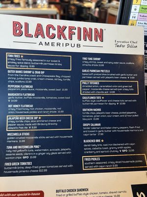Menu photo 7 Blackfinn Ameripub - Ballantyne Charlotte, NC Menu photo 7 Blackfinn Ameripub - Ballantyne Charlotte, NC